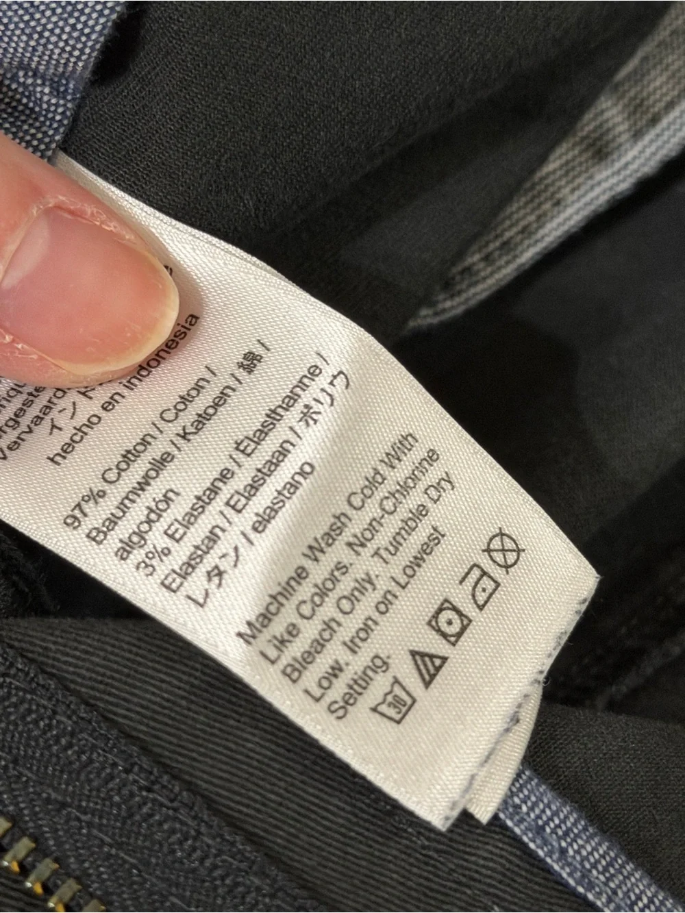 J.Crew 770 Straight Fit Stretch Chino Pants Faded Black 32x30